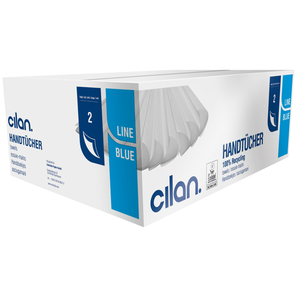 Vorschau: Cilan Blue-Line Falthandtuch H 21 W-Falz online kaufen - Verwendung 1