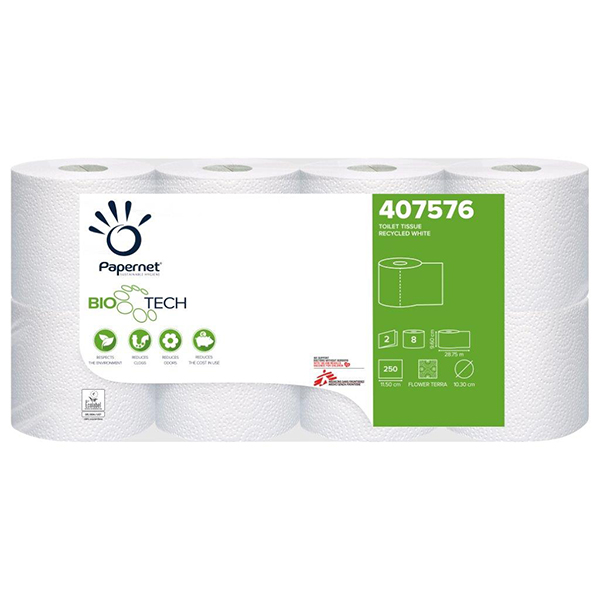 Vorschau: Superior Kleinrollen-Toilettenpapier weiß ( 64 Rollen ) online kaufen - Verwendung 1