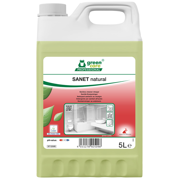 Vorschau: Tana GreenCare SANET natural Sanitär-Essigreiniger 5 Liter online kaufen - Verwendung 1