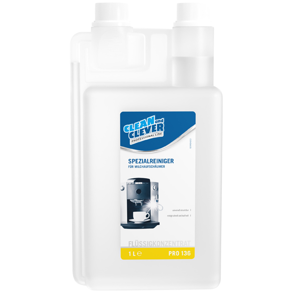 CLEAN and CLEVER PROFESSIONAL Spezialreiniger für Milchaufschäumer PRO 136 online kaufen - Verwendung 1