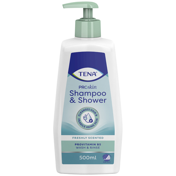 Tena Shampoo & Shower 500 ml Tena Shampoo & Shower 500 ml