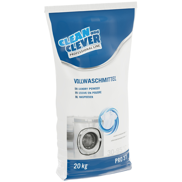 CLEAN and CLEVER PROFESSIONAL Vollwaschmittel PRO 37 online kaufen - Verwendung 1