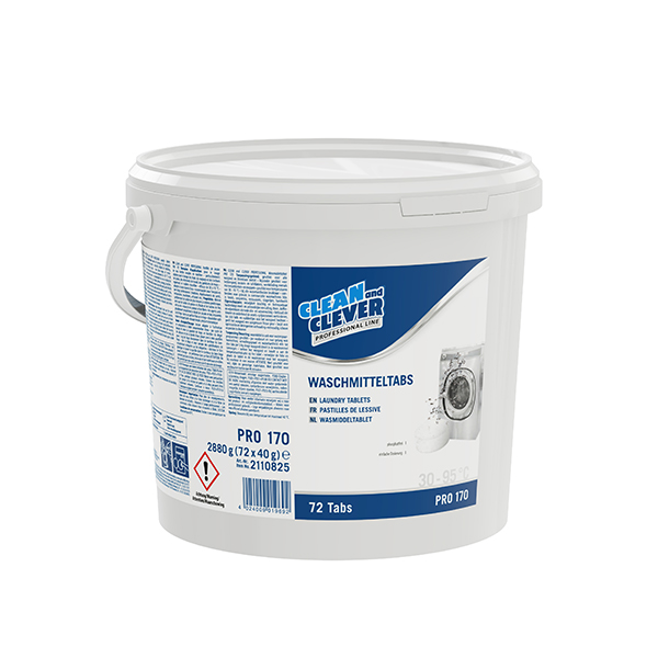CLEAN and CLEVER PROFESSIONAL Waschmitteltabs PRO 170 CLEAN and CLEVER PROFESSIONAL Waschmitteltabs PRO 170