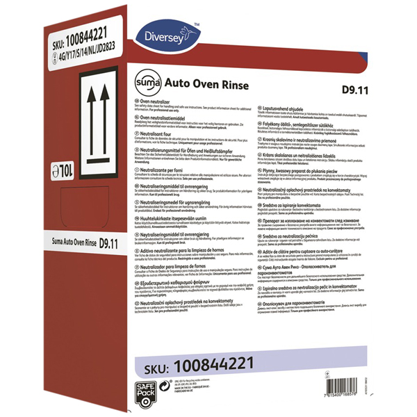 Suma® Auto Oven Rinse D9.11 Klarspüler 10 Liter Suma® Auto Oven Rinse D9.11 Klarspüler 10 Liter