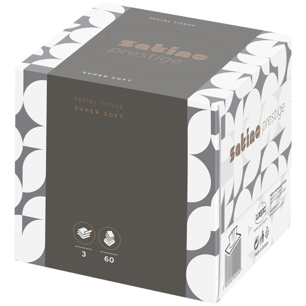 Wepa Satino Prestige Kosmetiktuch - Würfelbox Wepa Satino Prestige Kosmetiktuch - Würfelbox
