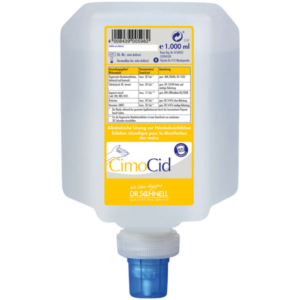 Dr.Schnell CimoCid Händedesinfektionsmittel 1 Liter online kaufen - Verwendung 1
