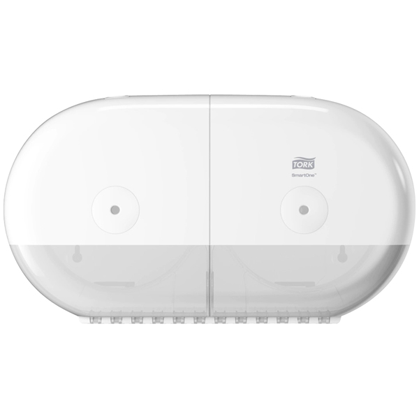 Tork T9 SmartOne® Mini Toilettenpapier-Doppelrollenspender Weiß online kaufen - Verwendung 1