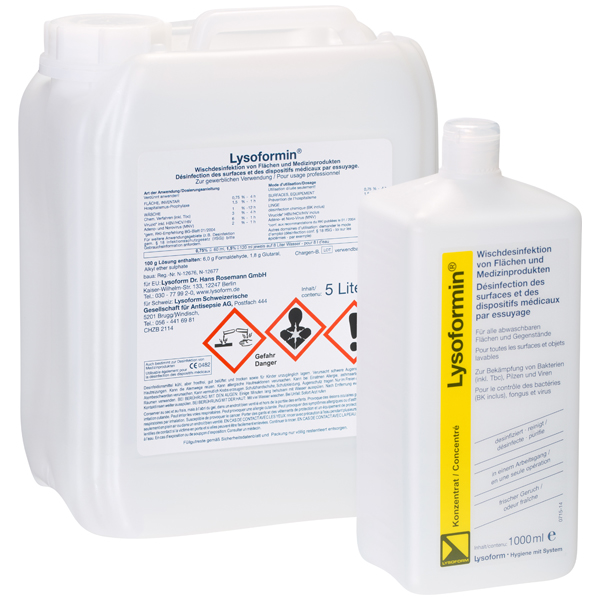 Lysoform Lysoformin® Desinfektionsmittel 5 Liter Lysoform Lysoformin® Desinfektionsmittel 5 Liter