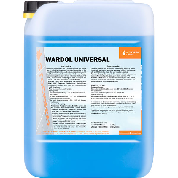 Wardol Universal Reinigungs- & Entfettungsmittel 10 Liter Wardol Universal Reinigungs- & Entfettungsmittel 10 Liter