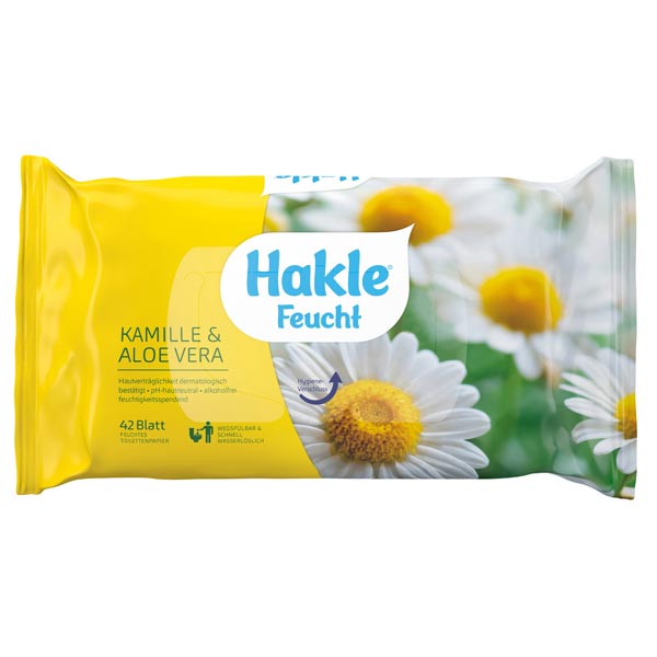 Hakle Feucht Toilettenpapier - Kamille & AloeVera online kaufen - Verwendung 1