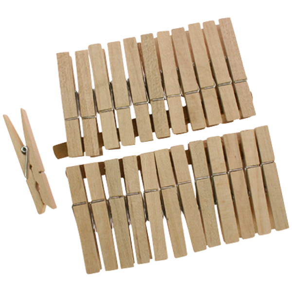 Wäscheklammer Holz 7 cm (24 Stück) online kaufen - Verwendung 1