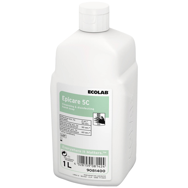 ECOLAB Epicare 5C antimikrobielle Waschlotion 1 Liter