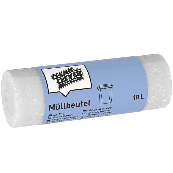 CLEAN and CLEVER SMART Müllbeutel 18 Liter SMA 72