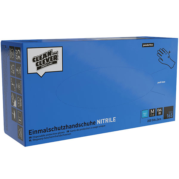 CLEAN and CLEVER SMART Einmalschutzhandschuhe SMA 165 CLEAN and CLEVER SMART Einmalschutzhandschuhe SMA 165
