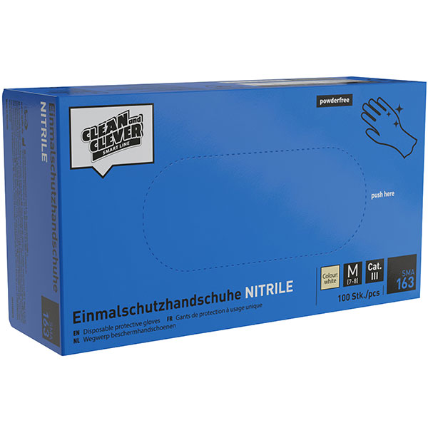 CLEAN and CLEVER SMART Einmalschutzhandschuhe SMA 163 CLEAN and CLEVER SMART Einmalschutzhandschuhe SMA 163