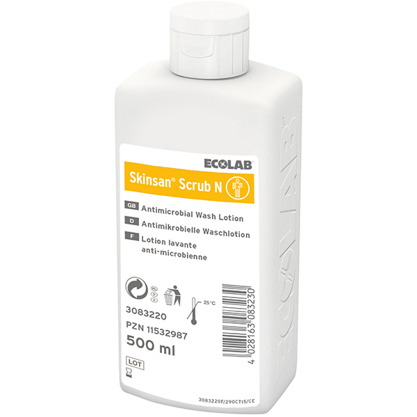 ECOLAB Skinsan®Scrub N antimikrobielle Waschlotion 500 ml ECOLAB Skinsan®Scrub N antimikrobielle Waschlotion 500 ml
