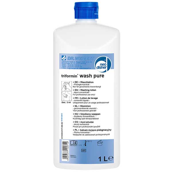 Dr.Weigert neodisher triformin® wash pure Waschlotion 1 Liter online kaufen - Verwendung 1
