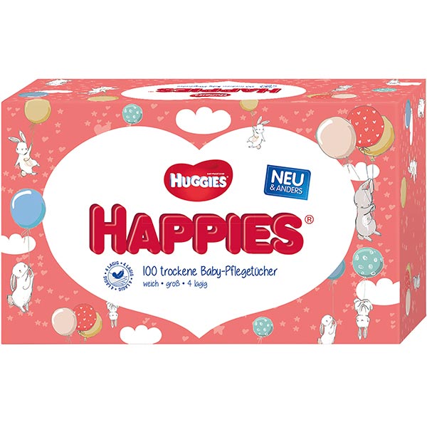 Huggies Happies Pflegetücher Huggies Happies Pflegetücher