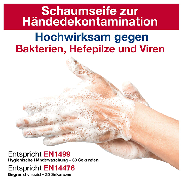 Vorschau: Tork S4 Schaumseife zur Händekontamination (6 x 1 Liter) online kaufen - Verwendung 2