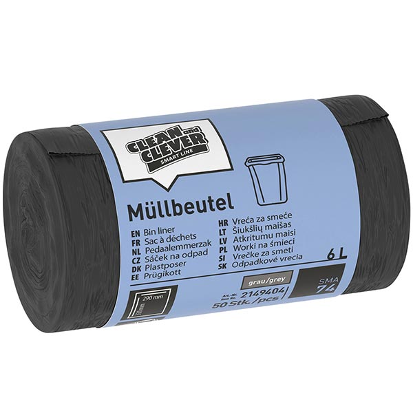 CLEAN and CLEVER SMART Müllbeutel 6 Liter SMA 74