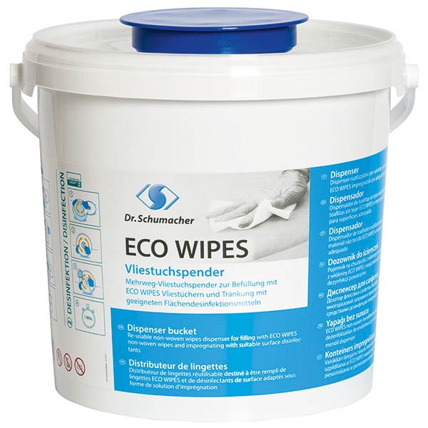 Vorschau: Dr.Schumacher Eco Wipes Vliestuchspender (unbefüllt) online kaufen - Verwendung 1