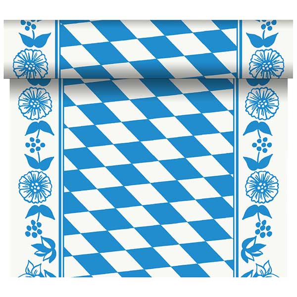 Duni Dunicel® Tête-à-Tête-Tischläufer 0,40 x 24 m Bayern Raute online kaufen - Verwendung 1