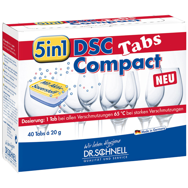 Dr.Schnell DSC Compact Tabs 5 in 1 Geschirrreiniger