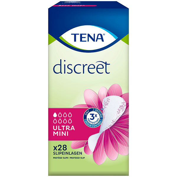 Tena Discreet Ultra Mini Slipeinlage weiß 28Stk (10) Fresh Odour Control online kaufen - Verwendung 1
