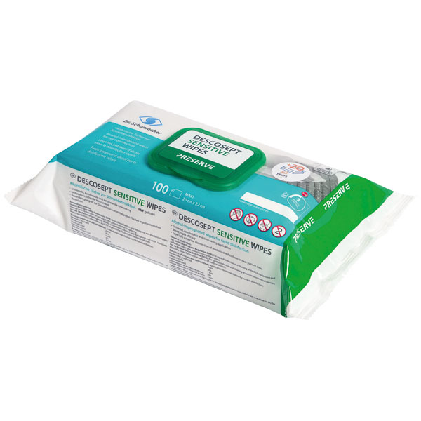 Dr.Schumacher DESCOSEPT Sensitive Wipes (100 Tücher) Dr.Schumacher DESCOSEPT Sensitive Wipes (100 Tücher)