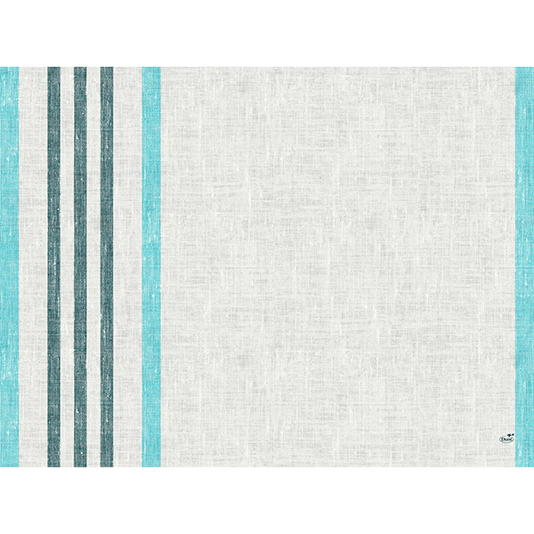 Duni Papier-Tischset 30 x 40 cm Raya Blue (250 Stück)