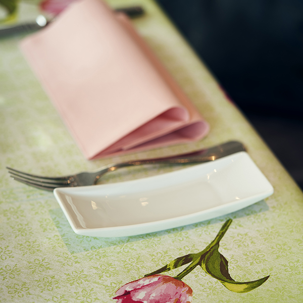 Vorschau: Duni Dunisoft®-Serviette 40 x 40 cm Mellow Rose (60 Stück) online kaufen - Verwendung 4