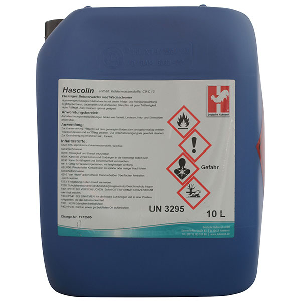 Hahnerol Hascolin Bodenwachs 10 Liter Hahnerol Hascolin Bodenwachs 10 Liter