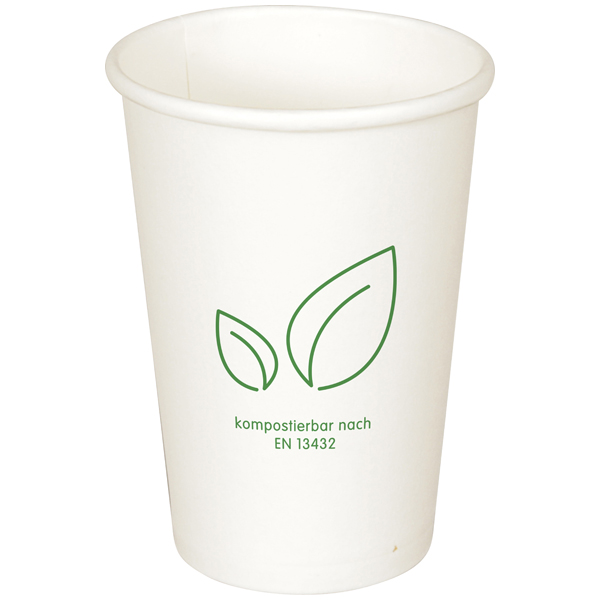 Coffee-Cup Bio 1-wandig weiß - mit Motiv++ Coffee-Cup Bio 1-wandig weiß - mit Motiv++