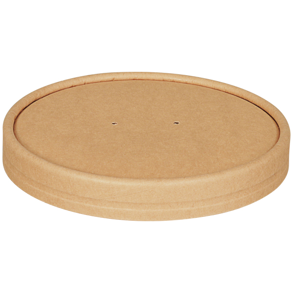Deckel für Suppenbecher Ø 116 mm Braun (25 Stück) Deckel für Suppenbecher Ø 116 mm Braun (25 Stück)