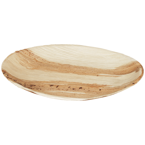 Palmblatt Teller Diana Ø 25 cm ( 25 Stück ) Produktbild 1 Palmblatt Teller Diana Ø 25 cm ( 25 Stück ) online kaufen - Verwendung 1