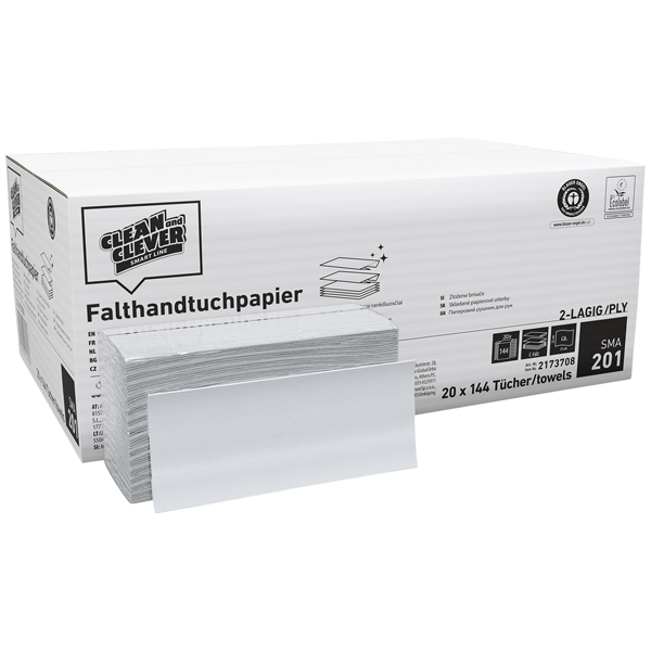 CLEAN and CLEVER SMART Falthandtuchpapier SMA 201