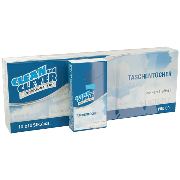 CLEAN and CLEVER PROFESSIONAL Taschentuch PRO 69 online kaufen - Verwendung 1