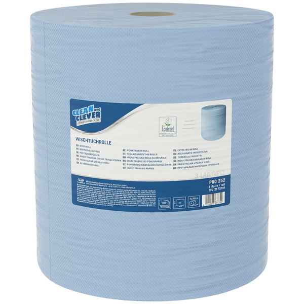CLEAN and CLEVER PROFESSIONAL Wischtuchrolle PRO 252 CLEAN and CLEVER PROFESSIONAL Wischtuchrolle PRO 252
