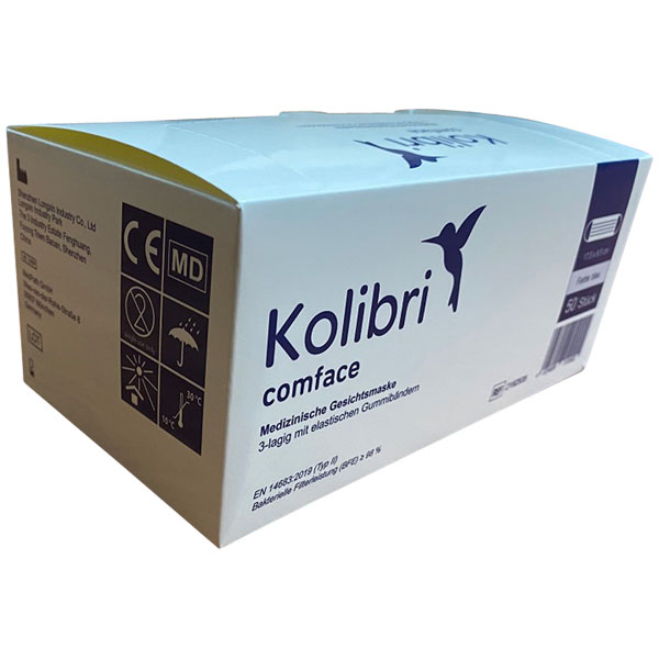 Kolibri comface Mundschutz 3lg Kolibri comface Mundschutz 3lg