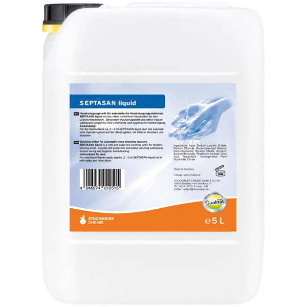 Vorschau: Septasan liquid Handreinigungsseife 5 Liter online kaufen - Verwendung 1