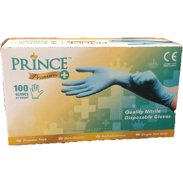 Prince Premium Plus Untersuchungshandschuh blau