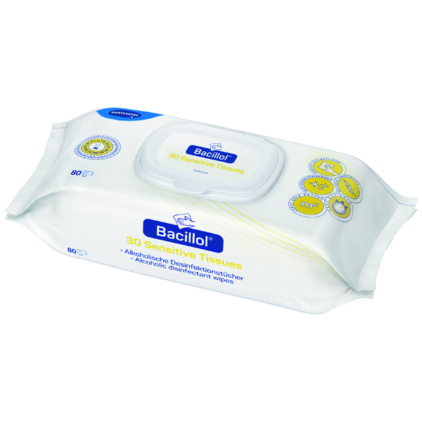 Hartmann Bacillol® 30 Sensitives Tissues (80 Tücher)