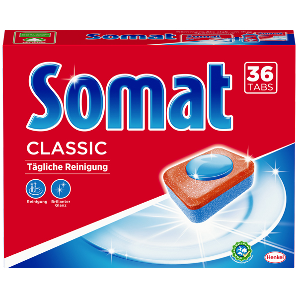 Somat Classic Tabs Maschinenspültabs (36 Stück)