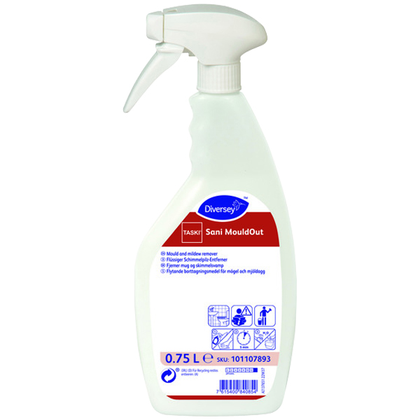 Taski Sani Mouldout 750ml Schimmelpilz-Entferner (6) Sprühflasche online kaufen - Verwendung 1