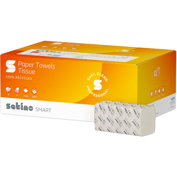Satino Smart Falthandtuch 2-lagig V-Falz online kaufen - Verwendung 1