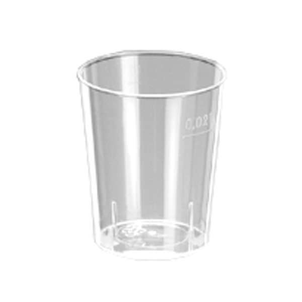 Schnapsglas 2 cl mit Eichstrich Schnapsglas 2 cl mit Eichstrich