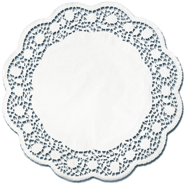 Tortenspitzen rund Dekor: Rose 10 cm Tortenspitzen rund Dekor: Rose 10 cm