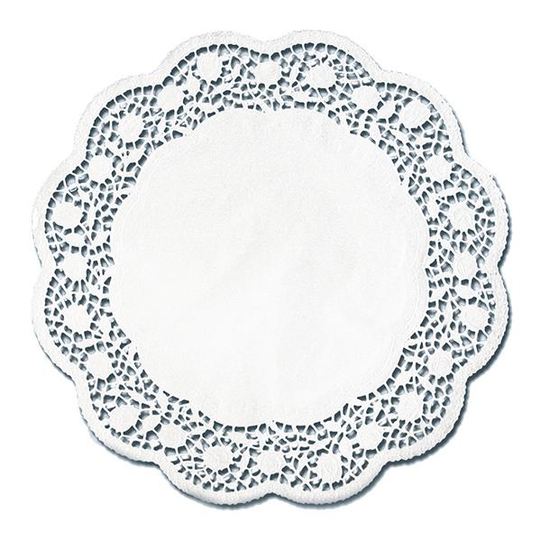 Tortenspitzen rund Dekor: Rose 22 cm Tortenspitzen rund Dekor: Rose 22 cm
