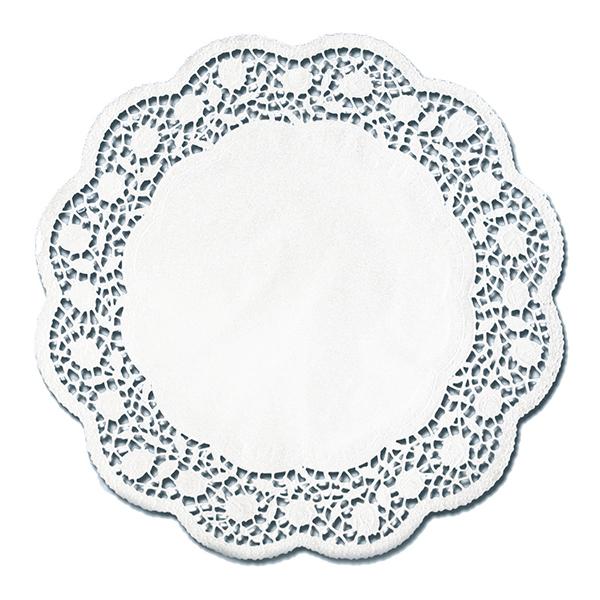Tortenspitzen rund Dekor: Rose 24 cm Tortenspitzen rund Dekor: Rose 24 cm