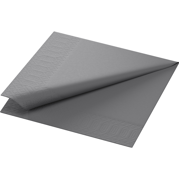 Duni Tissue-Serviette 33 x 33 cm Granite Grey (250 Stück) online kaufen - Verwendung 2